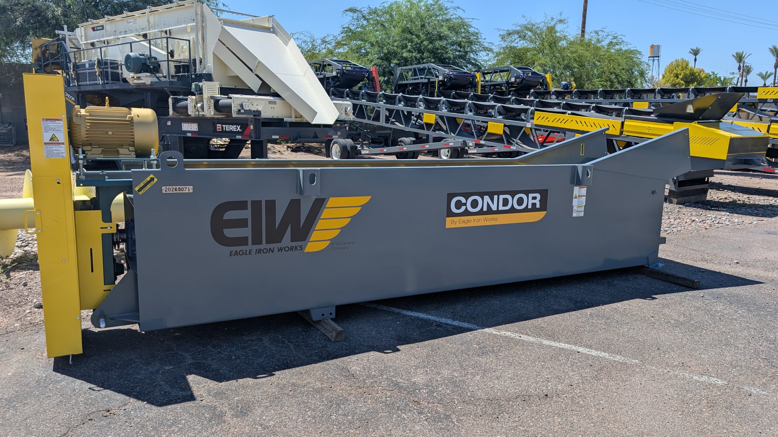 EIW 36" x 18' Single Screw Coarse Material Washer