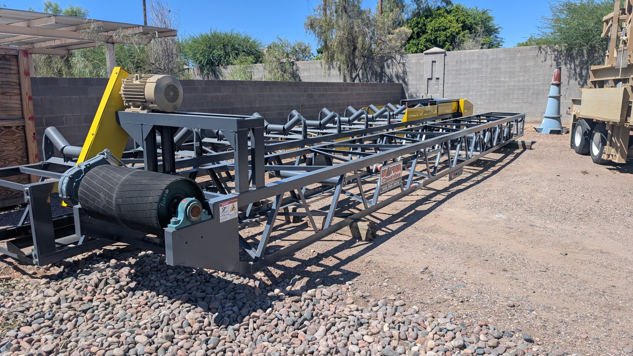 KAFKA 36" x 100' IN PIT RADIAL STACKER